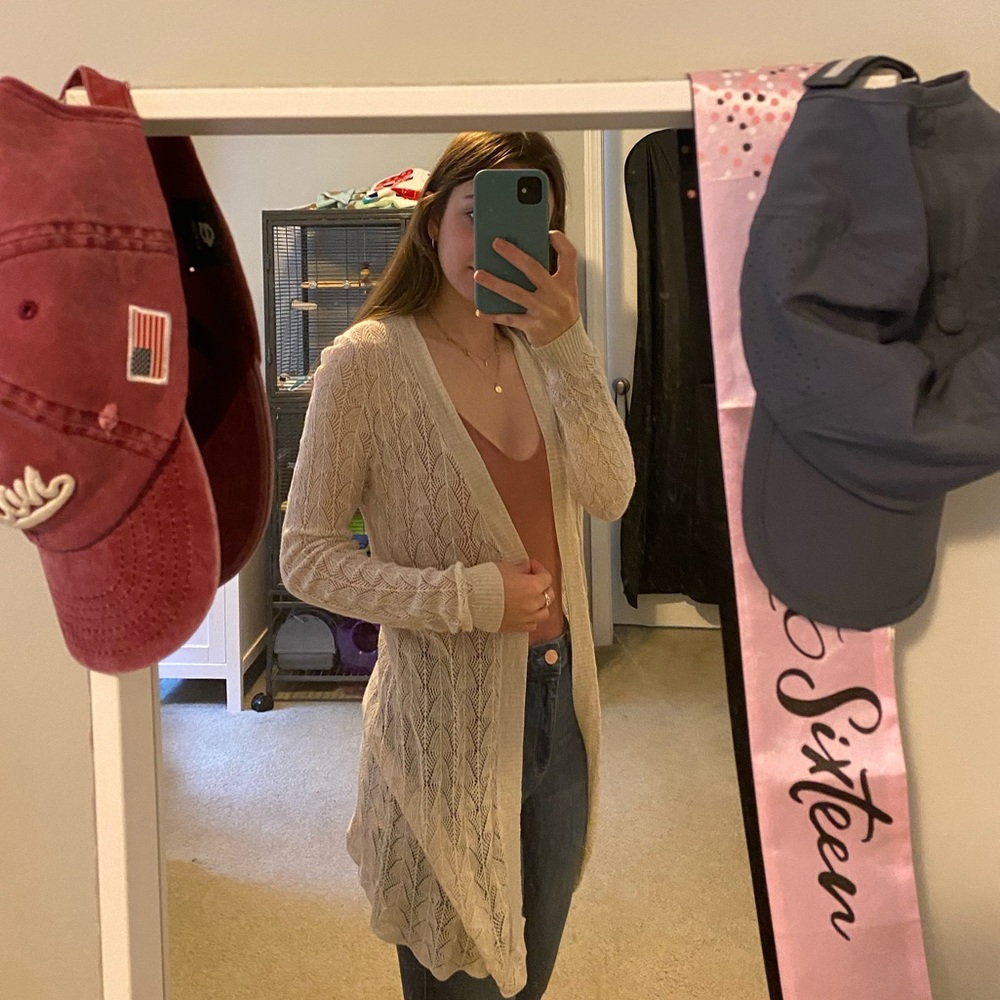 Belldini- Tan Cardigan